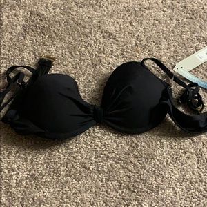 NWT Apt. 9 Black Push Up Underwire Bikini Top